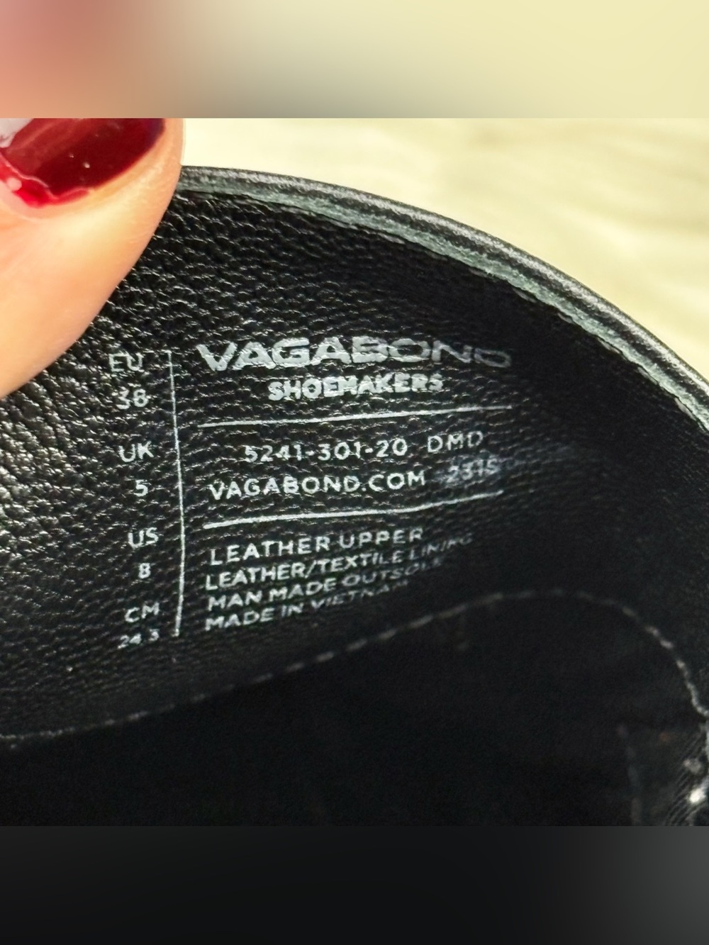 Vagabond Kenova Loafers Black Leather Penny Chunky Lug Sole Preppy Womens Size 8 - Picture 10 of 11